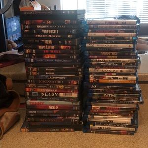 My whole collection of dvd and blue ray